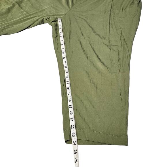 Torrid Plus Size Relaxed Tapered Stretch Challis High Rise Pants - Picture 6 of 7